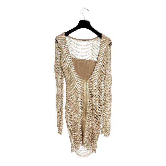 Sky NWT Khalida Gold Sequin Mini Dress XS - Picture 4 of 9